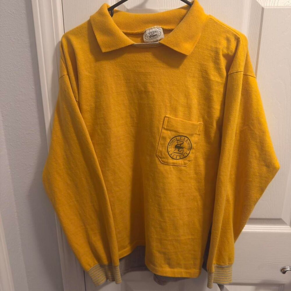 Lacoste Men's Yellow Polo-shirts